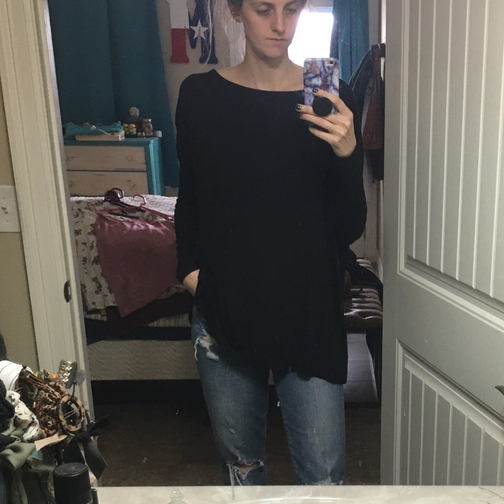 Piko tunic in black